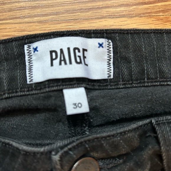 Paige Pinstriped jeans size 30 skinny fit - Picture 10 of 10
